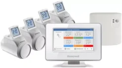 Honeywell Evohome Wifi 4 Zone Aan/uit Pakket - Inclusief Tafelstandaard - ATP924R3010