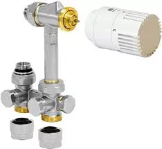 Jaga Aansluitset 104 Voor Verwarmen, H-Ventiel 594.525 Voor Leidingen Uit De Vloer