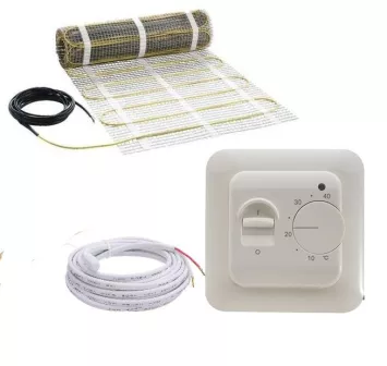 Elektrische Vloerverwarming Set 1 M2 Met Inbouw Thermostaat 140 Watt (dikte 4 Mm) 3 Elektrische Vloerverwarming Set 1 M2 Met Inbouw Thermostaat 140 Watt (dikte 4 Mm)