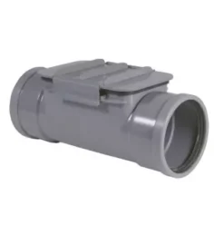 PVC Ontstoppingstuk Met Klemdeksel - 125 Mm 2 X Mof Manchet Verbinding