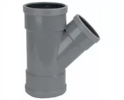 PVC Manchet T Stuk 125 X 110 Mm 45¡ 3 X Mof