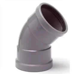 PVC Bocht 110 Mm 45° Manchet 2 X Mof