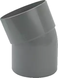 Pvc Bocht 125 Mm 22° - 1 X Lijm Mof X 1 Spie