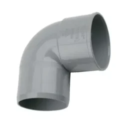 Pvc Bocht 50 Mm 90° - 1 X Lijm Mof X 1 Spie