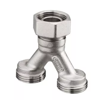 Aansluiting Voor 2 Circuits Van Vloerverwarming - 3/4 Euro Conisch ( Groepen Splitter) 3 Aansluiting Voor 2 Circuits Van Vloerverwarming - 3/4 Euro Conisch ( Groepen Splitter)