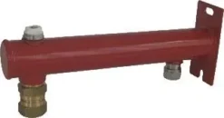 Solar Expansievat Console Rood Met Puntstuk En Ontluchter En Zelfsluitende Koppeling