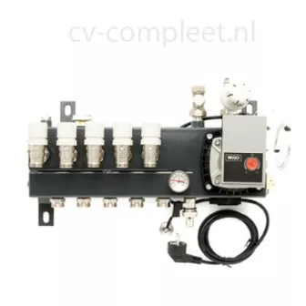 Vloerverwarming Set Tot 94 - 106 M2 - Compact Verdeler 9 Groepen - Compleet Geleverd Met Noppenplaat 4 Vloerverwarming Set Tot 94 - 106 M2 - Compact Verdeler 9 Groepen - Compleet Geleverd Met Noppenplaat - Afbeelding 2
