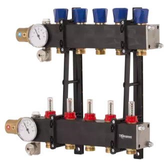 Therminon Composite 6 Groepen Vloerverwarming Verdeler Zonder Pomp 3 Therminon Composite 6 Groepen Vloerverwarming Verdeler Zonder Pomp
