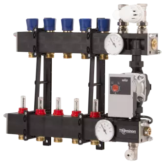 Therminon LTV Compososiet 2 Groepen Vloerverwarming Verdeler 3 Therminon LTV Compososiet 2 Groepen Vloerverwarming Verdeler