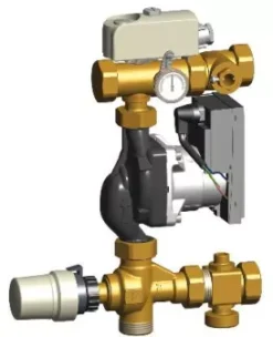 Thermrad Pompgroep Wilo - T.b.v. Messing Vloerverwarming Verdeler