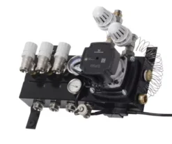 VTE Slim 3 Groepen Vloerverwarming Verdeler Voor Stadsverwarming Met Grundfoss UPM3 A-label Pomp