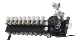 VTE Slim 9 Groepen Vloerverwarming Verdeler Voor Stadsverwarming Met Grundfoss UPM3 A-label Pomp