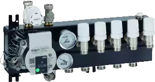 Robot Pro Vloerverwarming Verdeler 16 Groepen Met Wilo Energiezuinige Pomp 3 Robot Pro Vloerverwarming Verdeler 16 Groepen Met Wilo Energiezuinige Pomp