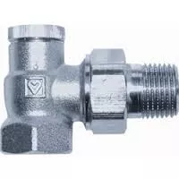 Herz Radiator Retour Afsluiter 1/2" Haaks