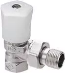Uponor Heimeier Micro Radiatorkraan 1/2" Haaks