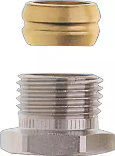 Uponor Heimeier Klemset Voor Radiatorkraan En Voet Ventiel 1/2" X 15 Mm