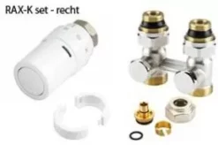 Danfoss Set M30 Design RAX-K Recht H-blok +thermostaatknop (013G5186)