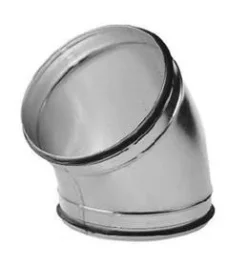 Gladde Bocht Met Rubber Afdichting 80 - 45 Graden.