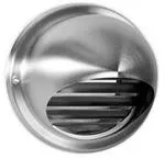 Velu Gevelrooster Bol VBRB 125 Mm RVS