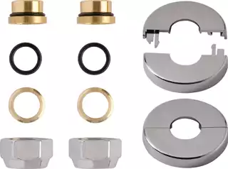 DRL Ovus Designset 1/2 Dubbel Haaks Links - Chroom, Universeel Aanvoer En Retour 5 DRL Ovus Designset 1/2 Dubbel Haaks Links - Chroom, Universeel Aanvoer En Retour - Afbeelding 3