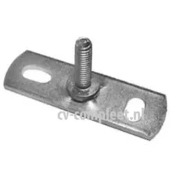 Muurplaat Gegalvaniseerd M6 Buitendraad