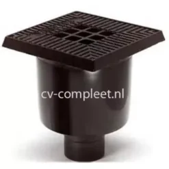 PP Vloerput Type M 200 X 200 Onder Uitlaat 75 Mm