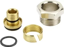 Danfoss Design Klemset 1/2" X 16 Mm Voor Aluminium Kunststofbuis - Voor Radiatorkranen En Voetventielen